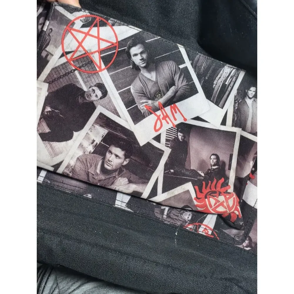 Supernatural SlouC Castiel Dean Backpack Join The Hunt Hot Topic Y2k Vtg Retired